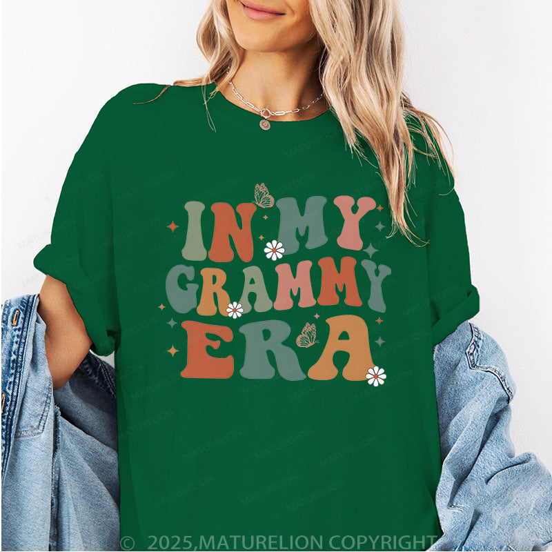 Maturelion Women's T-shirt In My Grammy Era Cotton T-shirt