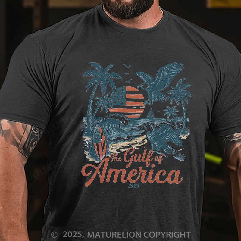 Maturelion Men's T-Shirt The Gulf of America 4th Of July T-shirt