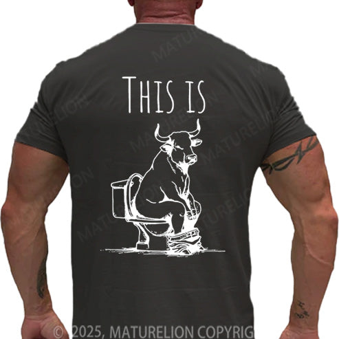 Maturelion Men's T-shirt this is bullshit Cotton T-shirt