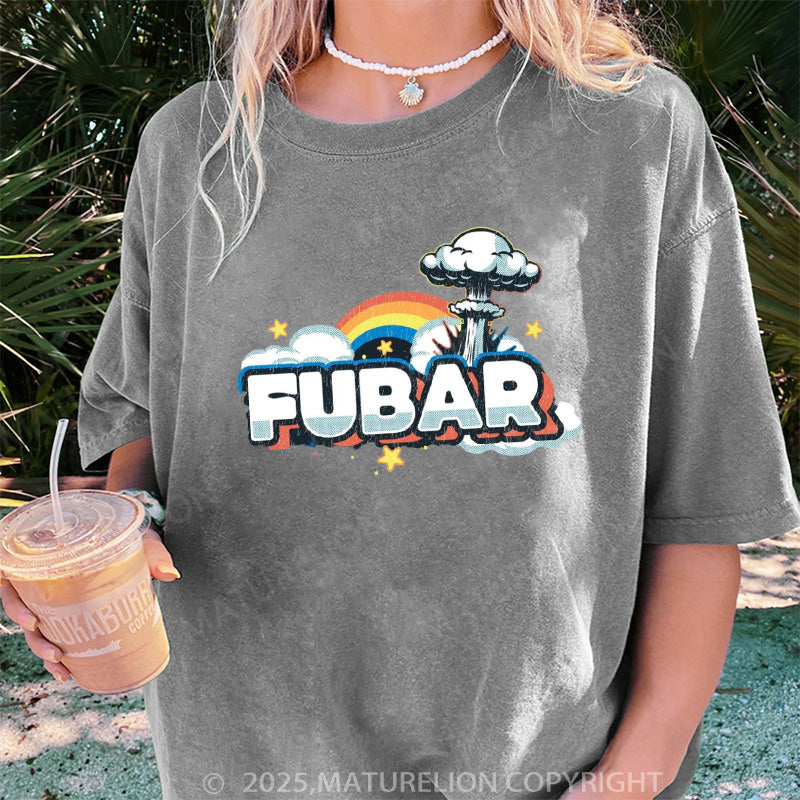Maturelion Women's T-shirt FUBAR  DTG Washed T-shirt
