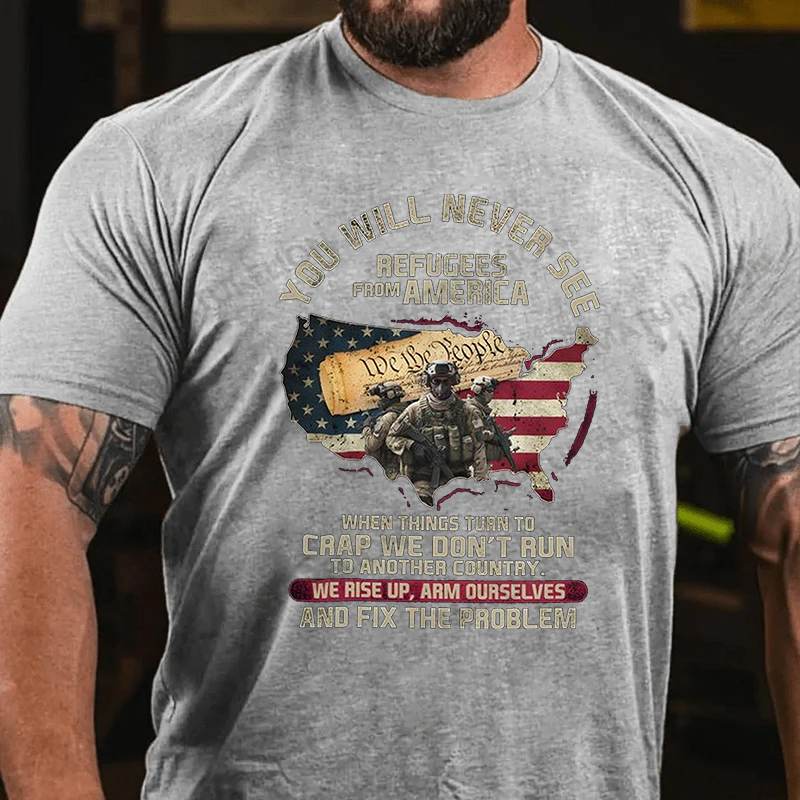 Maturelion Men's T-shirt Unisex Standard Cotton T-shirt