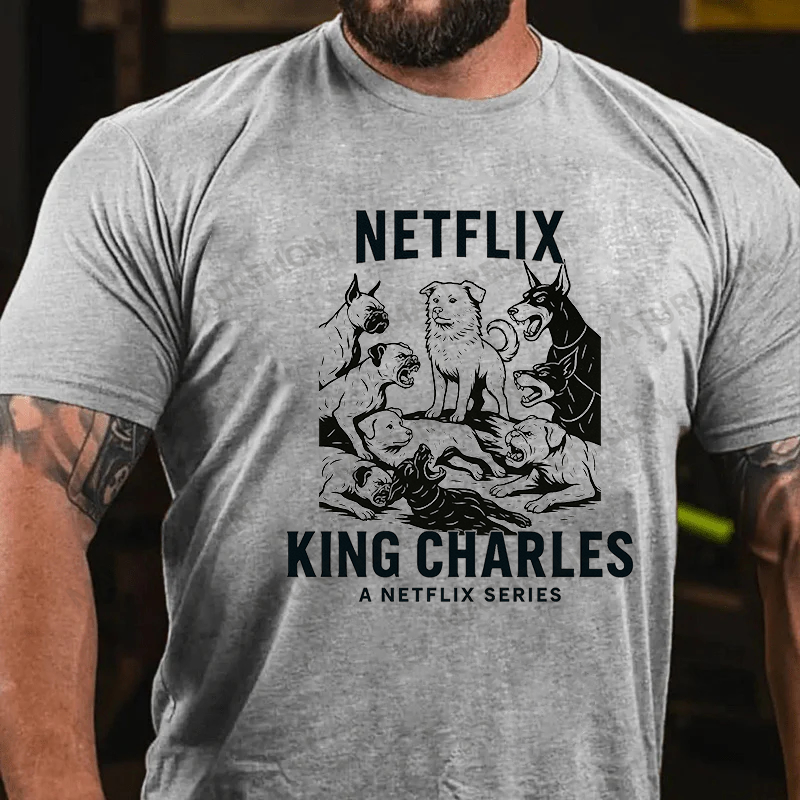 Maturelion Men's T-shirt KING CHARLES Cotton T-shirt