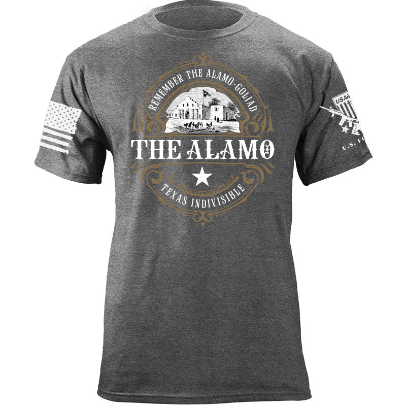 Maturelion Men's T-shirt Remember The Alamo Cotton T-shirt
