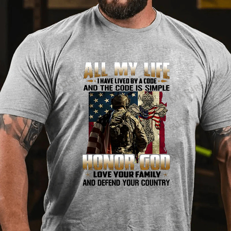 Maturelion Men's T-shirt U.S Veteran T-Shirt ! Order Here Cotton T-shirt