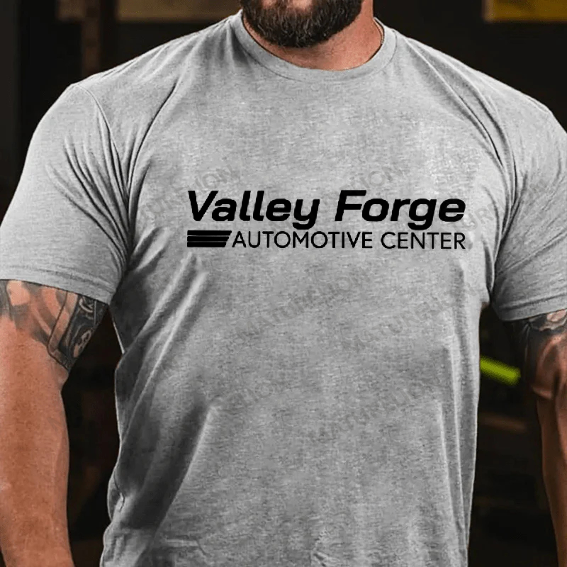 Maturelion Men's T-Shirt Valley Forge Automotive Center Cotton T-shirt