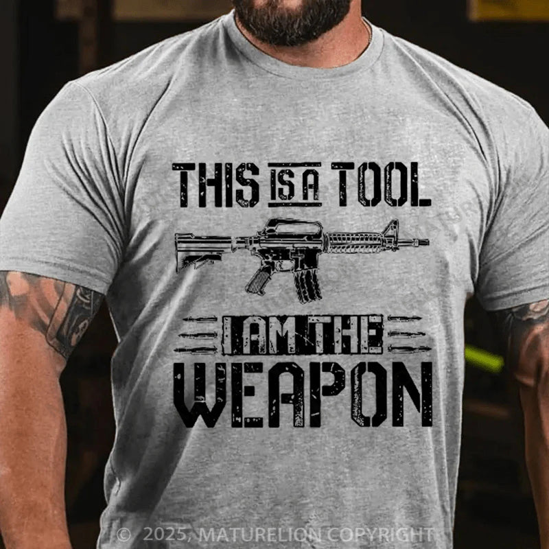 Maturelion Men's T-shirt 2nd Amendment Cotton T-shirt