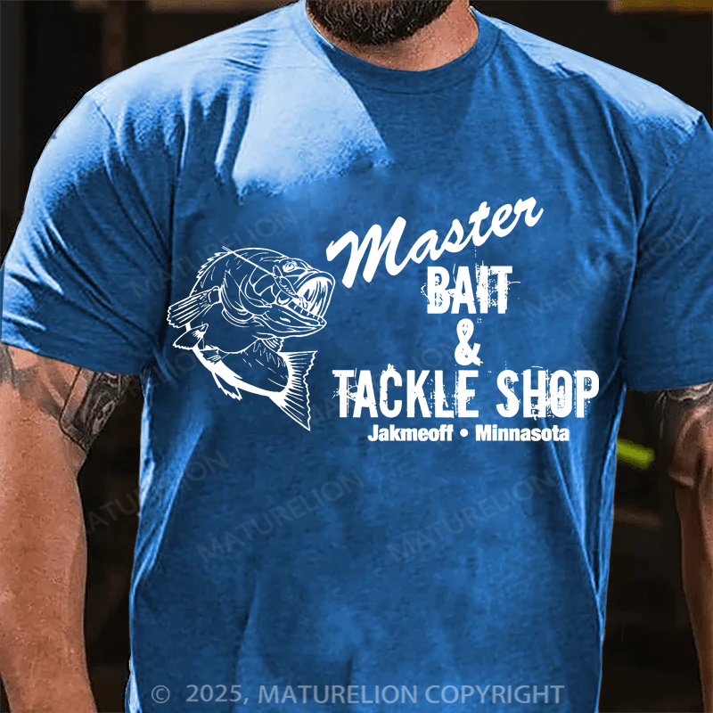 Maturelion Men's T-Shirt Master Bait & Tackle Shop Jakmeoff • Minnesota Cotton T-Shirt