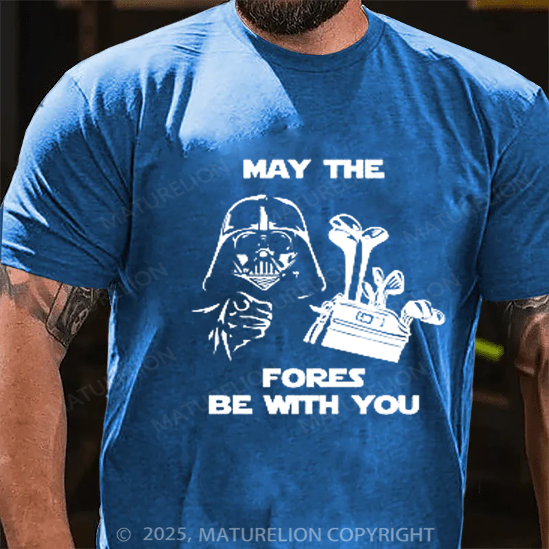 Maturelion Men's T-Shirt Darth Vader Golf Cotton T-shirt