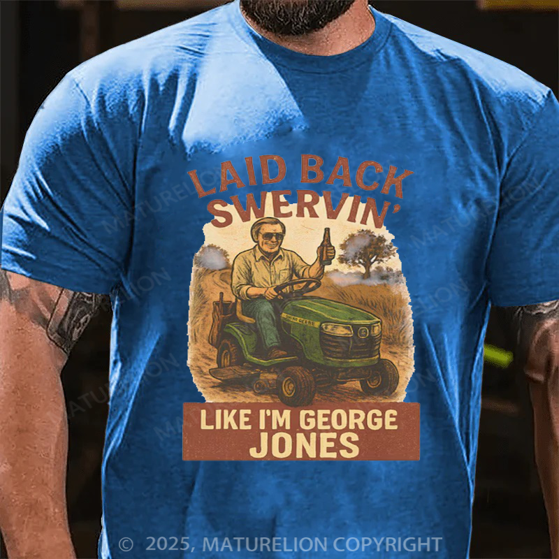 Maturelion Men's T-shirt Country Music Dirt Road Anthem Cotton T-shirt