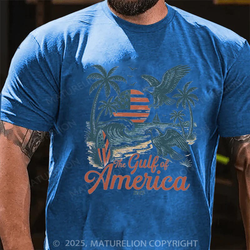 Maturelion Men's T-Shirt The Gulf of America 4th Of July T-shirt