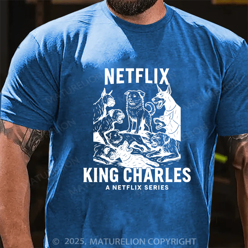 Maturelion Men's T-shirt KING CHARLES Cotton T-shirt