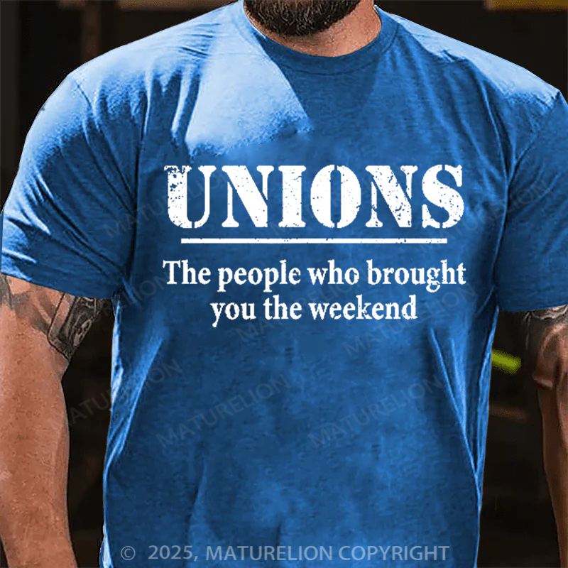 Maturelion Men's T-shirt Thank A Union 4th Of July T-shirt