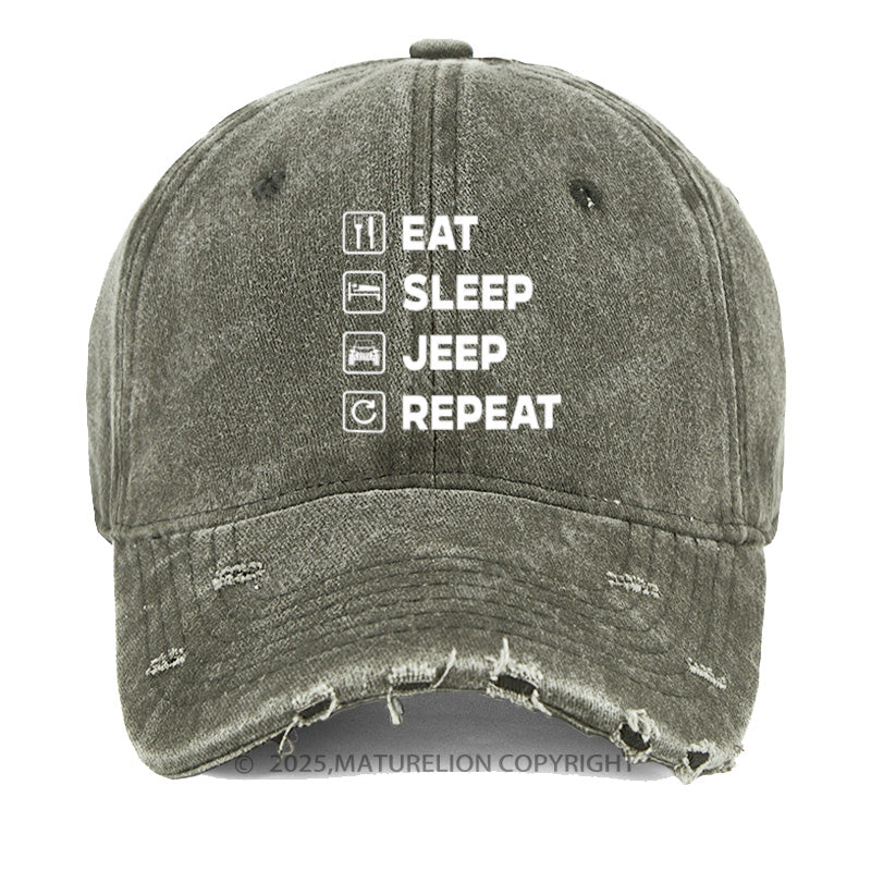 Maturelion Jeep Washed Vintage Cap