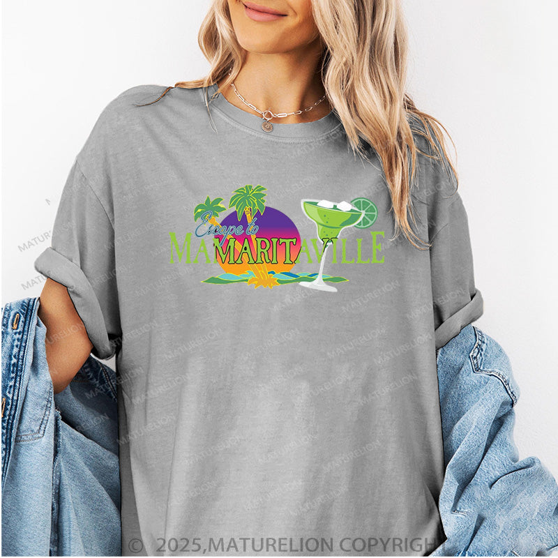 Maturelion Women's T-shirt Mamaritaville Cotton T-shirt