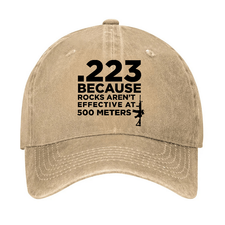 Maturelion .223 Because Rocks Aren'T Effective At 500 Meters Cap (Free Customization)
