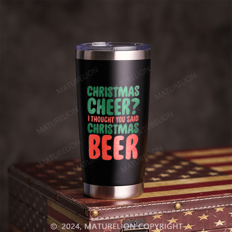Maturelion Funny Xmas Stainless Steel Insulated Tumbler