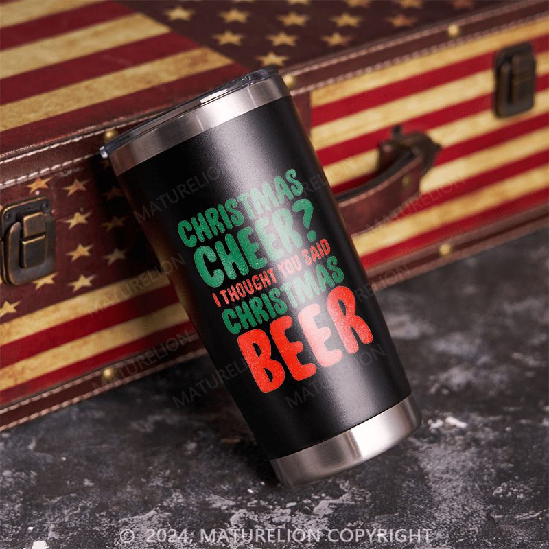 Maturelion Funny Xmas Stainless Steel Insulated Tumbler
