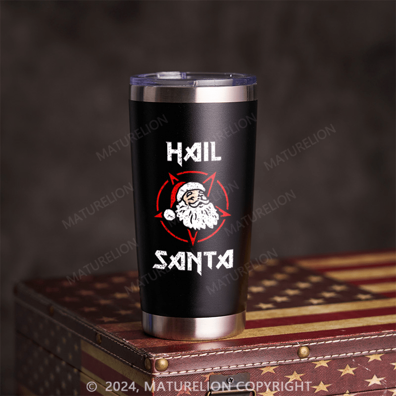 Maturelion Santa Motorcycle Funny Xmas Christmas 2024