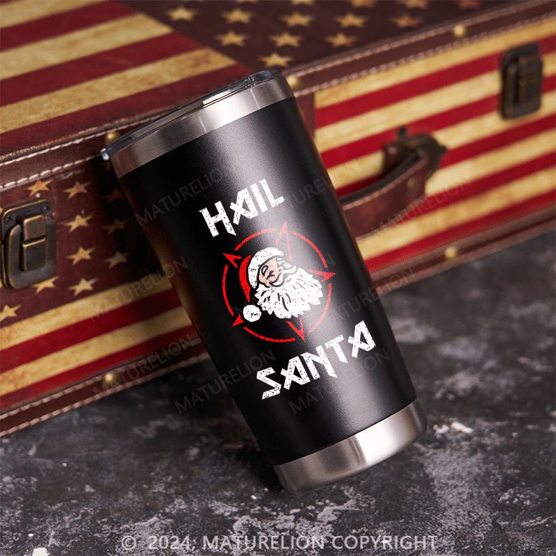 Maturelion Santa Motorcycle Funny Xmas Christmas 2024