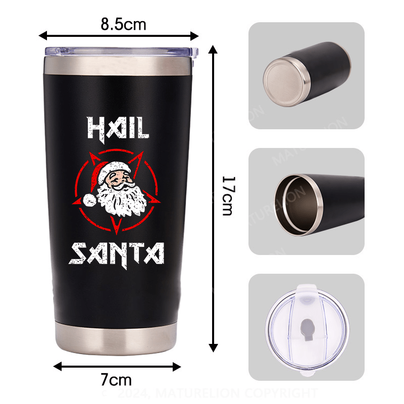 Maturelion Santa Motorcycle Funny Xmas Christmas 2024