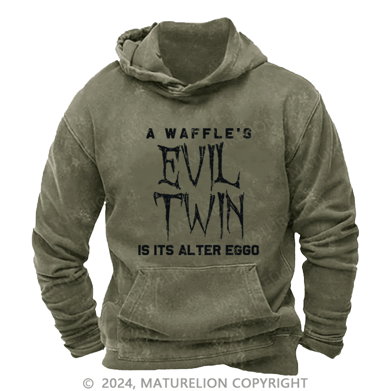 Maturelion Men's Hoodie Evil Twin Hoodie