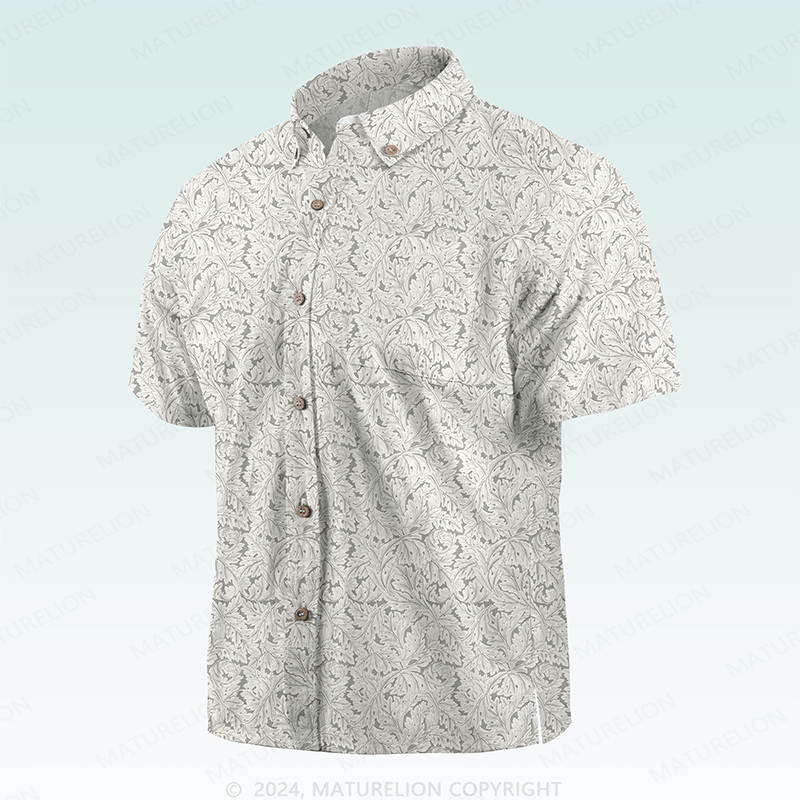 Maturelion Men's Hawaiian Shirt Tropically Mischievous Hawaiian Shirt
