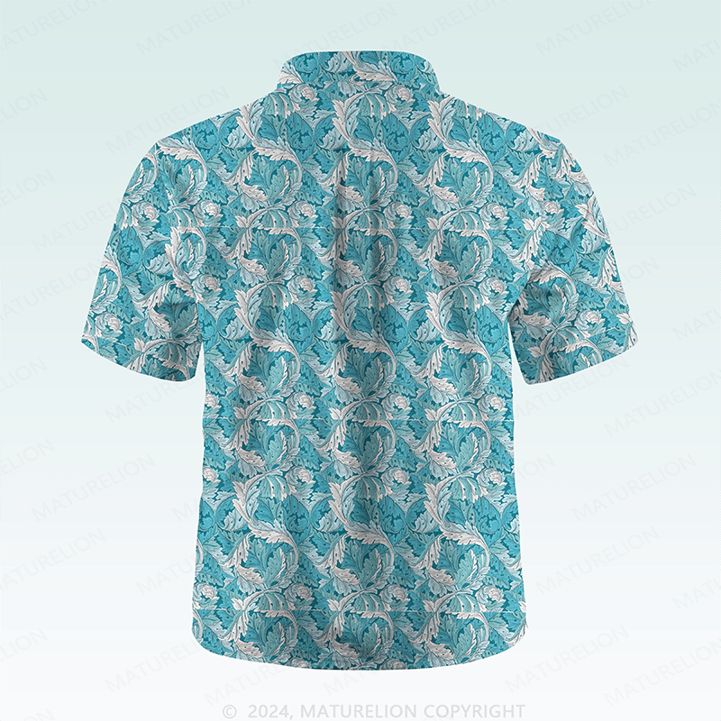 Maturelion Men's Hawaiian Shirt Tropically Mischievous Hawaiian Shirt