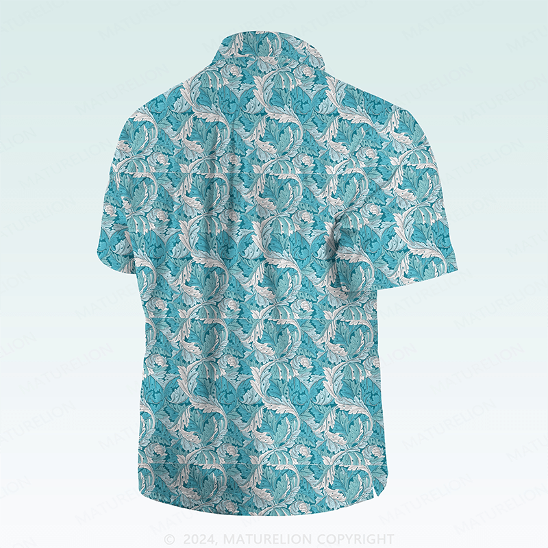 Maturelion Men's Hawaiian Shirt Tropically Mischievous Hawaiian Shirt