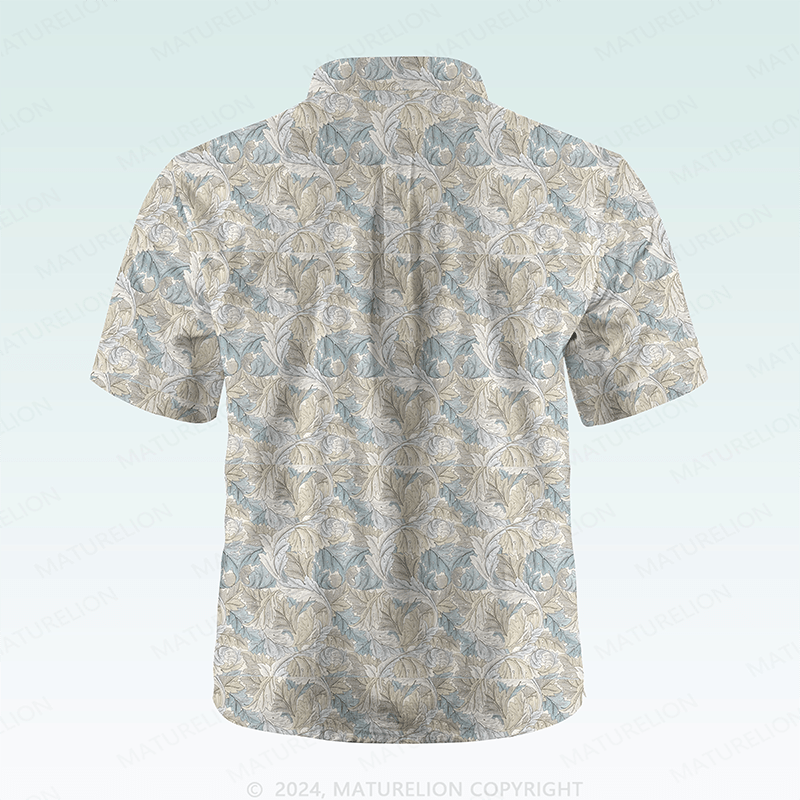 Maturelion Men's Hawaiian Shirt Tropically Mischievous Hawaiian Shirt