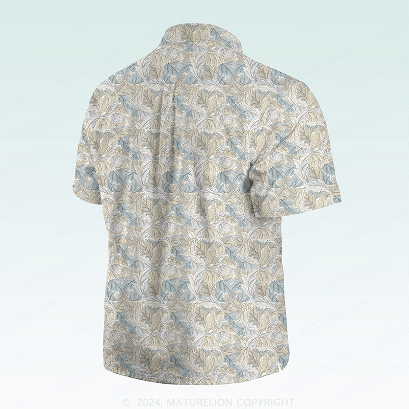 Maturelion Men's Hawaiian Shirt Tropically Mischievous Hawaiian Shirt
