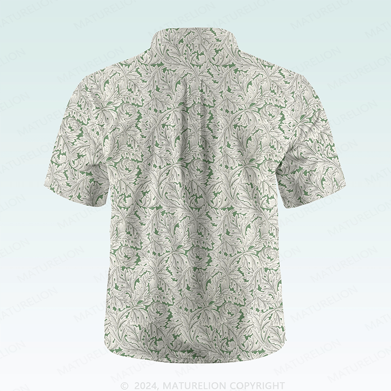 Maturelion Men's Hawaiian Shirt Tropically Mischievous Hawaiian Shirt