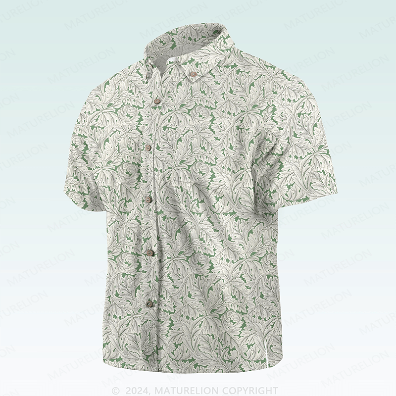 Maturelion Men's Hawaiian Shirt Tropically Mischievous Hawaiian Shirt