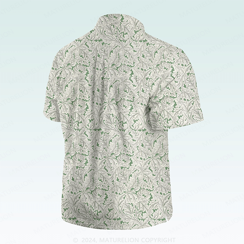 Maturelion Men's Hawaiian Shirt Tropically Mischievous Hawaiian Shirt