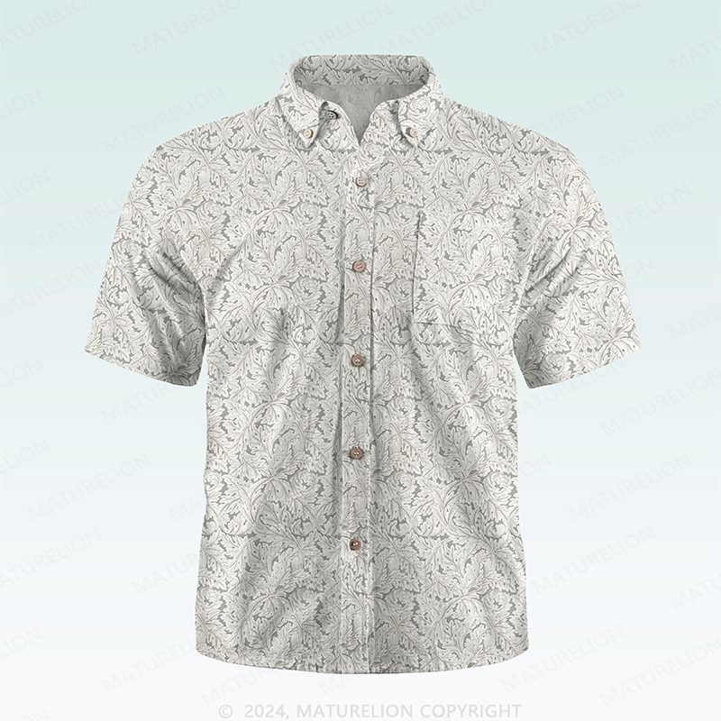 Maturelion Men's Hawaiian Shirt Tropically Mischievous Hawaiian Shirt