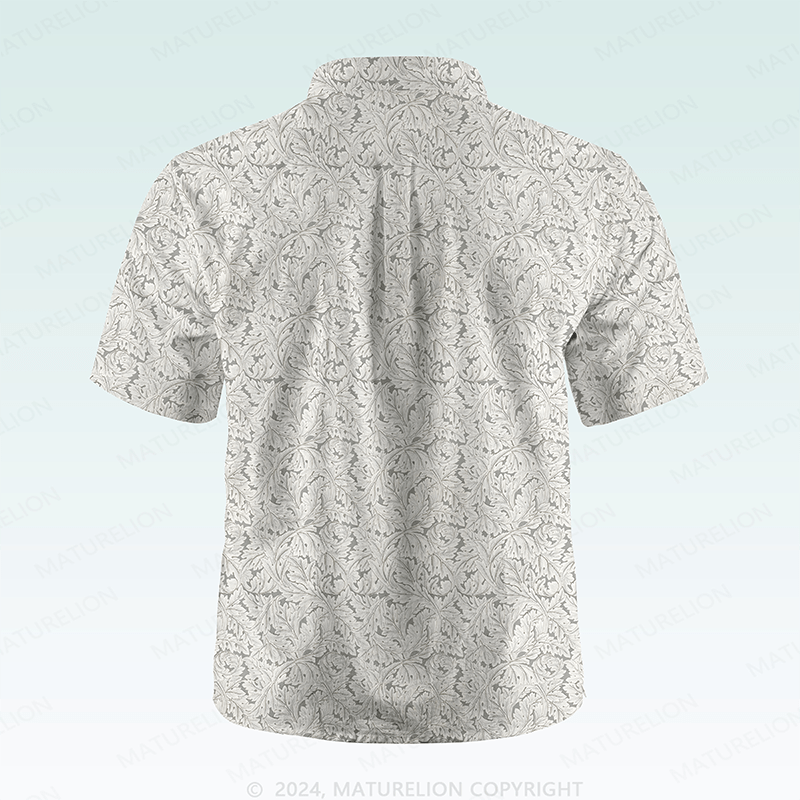Maturelion Men's Hawaiian Shirt Tropically Mischievous Hawaiian Shirt