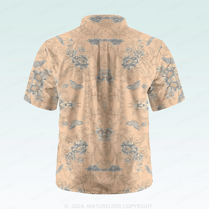 Maturelion Men's Hawaiian Shirt Incredibly Zany Hawaiian Shirt