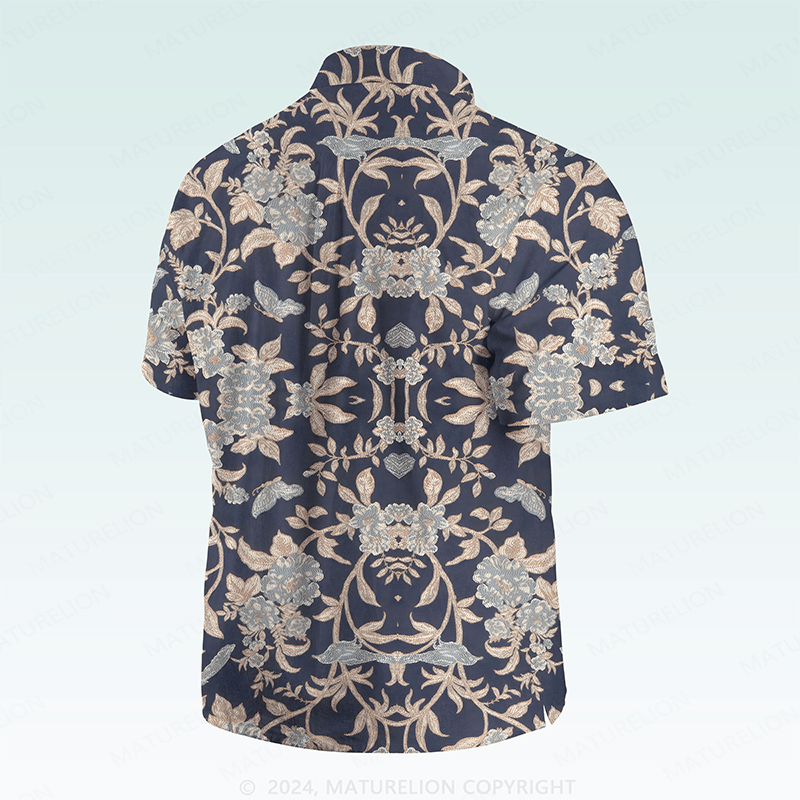 Maturelion Men's Hawaiian Shirt Incredibly Zany Hawaiian Shirt