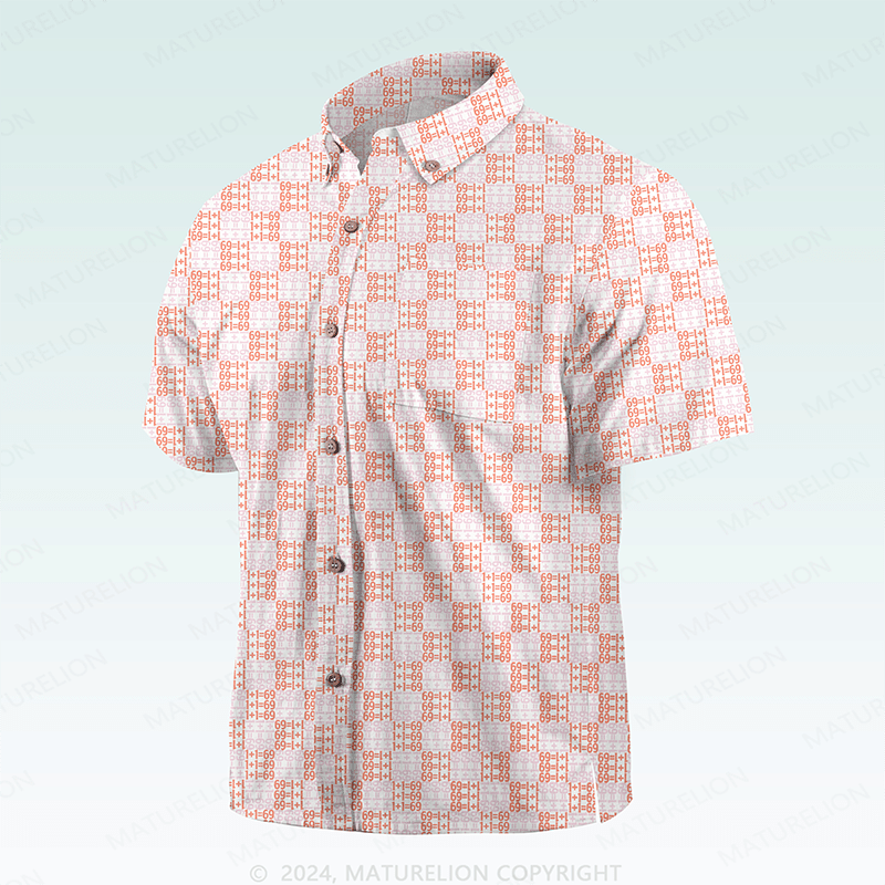 Maturelion Men's Hawaiian Shirt Hilariously Fun Hawaiian Shirt