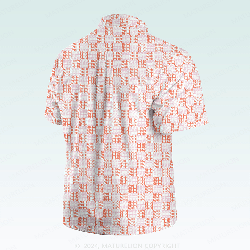 Maturelion Men's Hawaiian Shirt Hilariously Fun Hawaiian Shirt