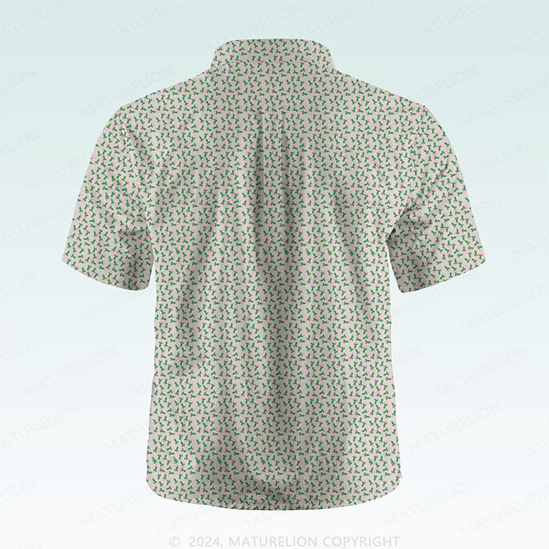 Maturelion Men's Hawaiian Shirt Radiantly Fun Hawaiian Shirt