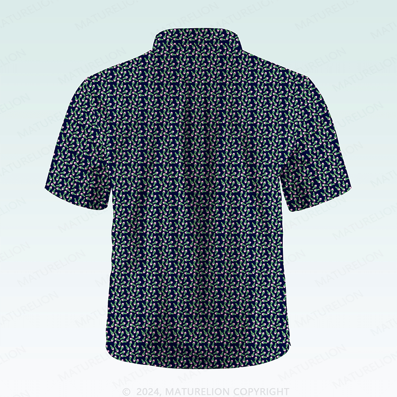 Maturelion Men's Hawaiian Shirt Radiantly Fun Hawaiian Shirt