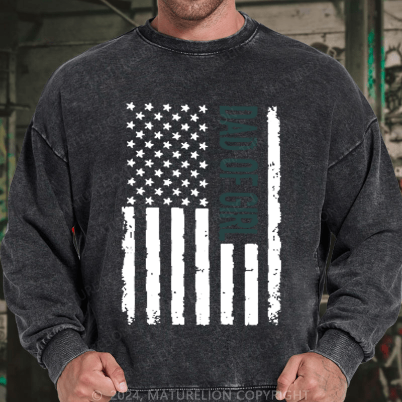Maturelion Men's Sweatshirt Girl Fathers Dad Shirt Men Birthday Day Christmas Sweatshirt