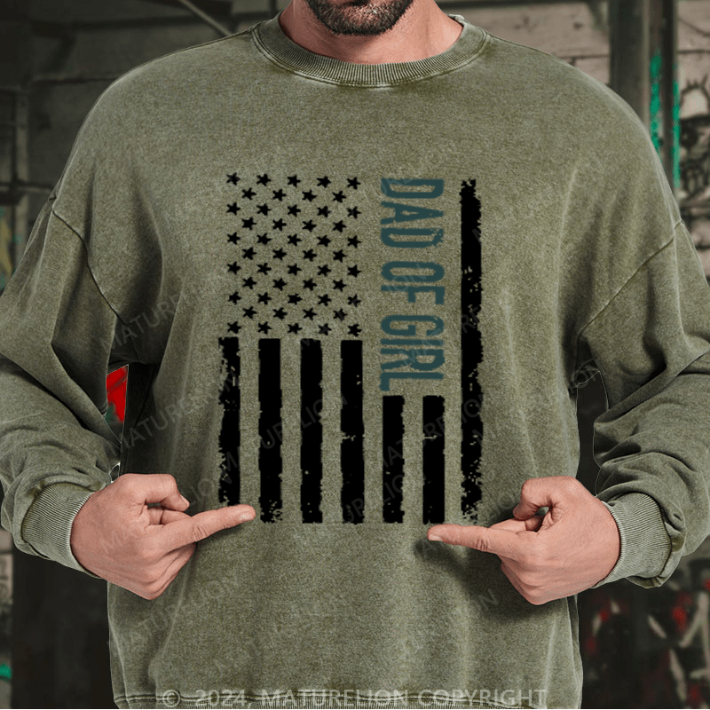 Maturelion Men's Sweatshirt Girl Fathers Dad Shirt Men Birthday Day Christmas Sweatshirt