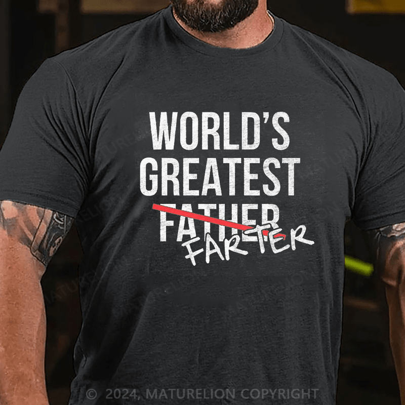Maturelion Worlds Greatest Farter T-Shirt