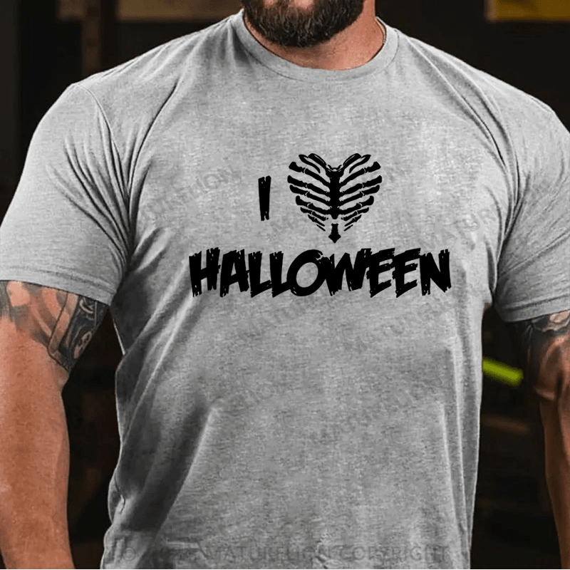 Maturelion I Love Halloween Sarcastic Novelty Funny T-Shirt