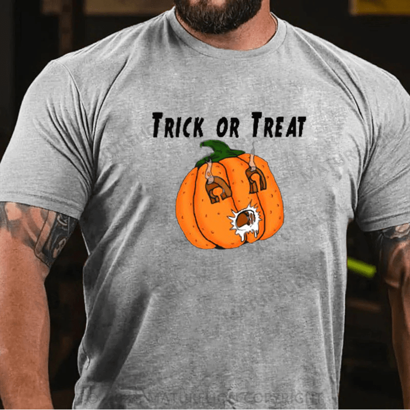 Maturelion Pumpkin Funny Naughty Gift Prank Halloween T-Shirt