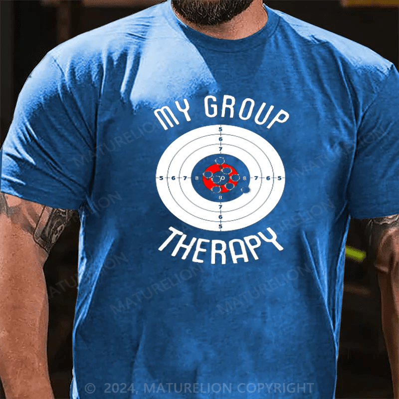 Maturelion My Group Therapy Gun Range Target Shooting T-Shirt