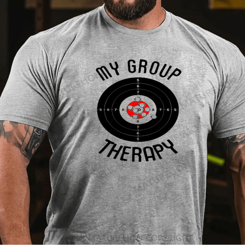 Maturelion My Group Therapy Gun Range Target Shooting T-Shirt