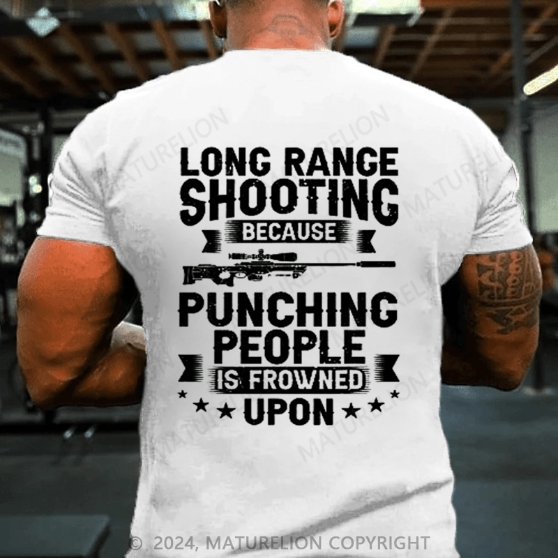 Maturelion Long Range Shooting Beginner Weapon Shooter Training T-Shirt