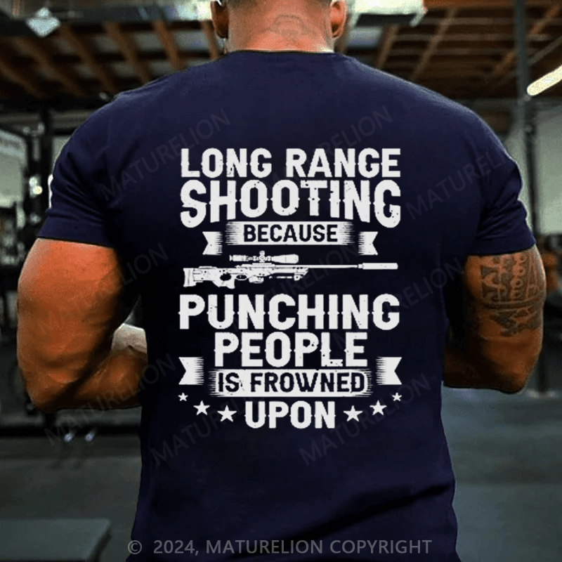 Maturelion Long Range Shooting Beginner Weapon Shooter Training T-Shirt